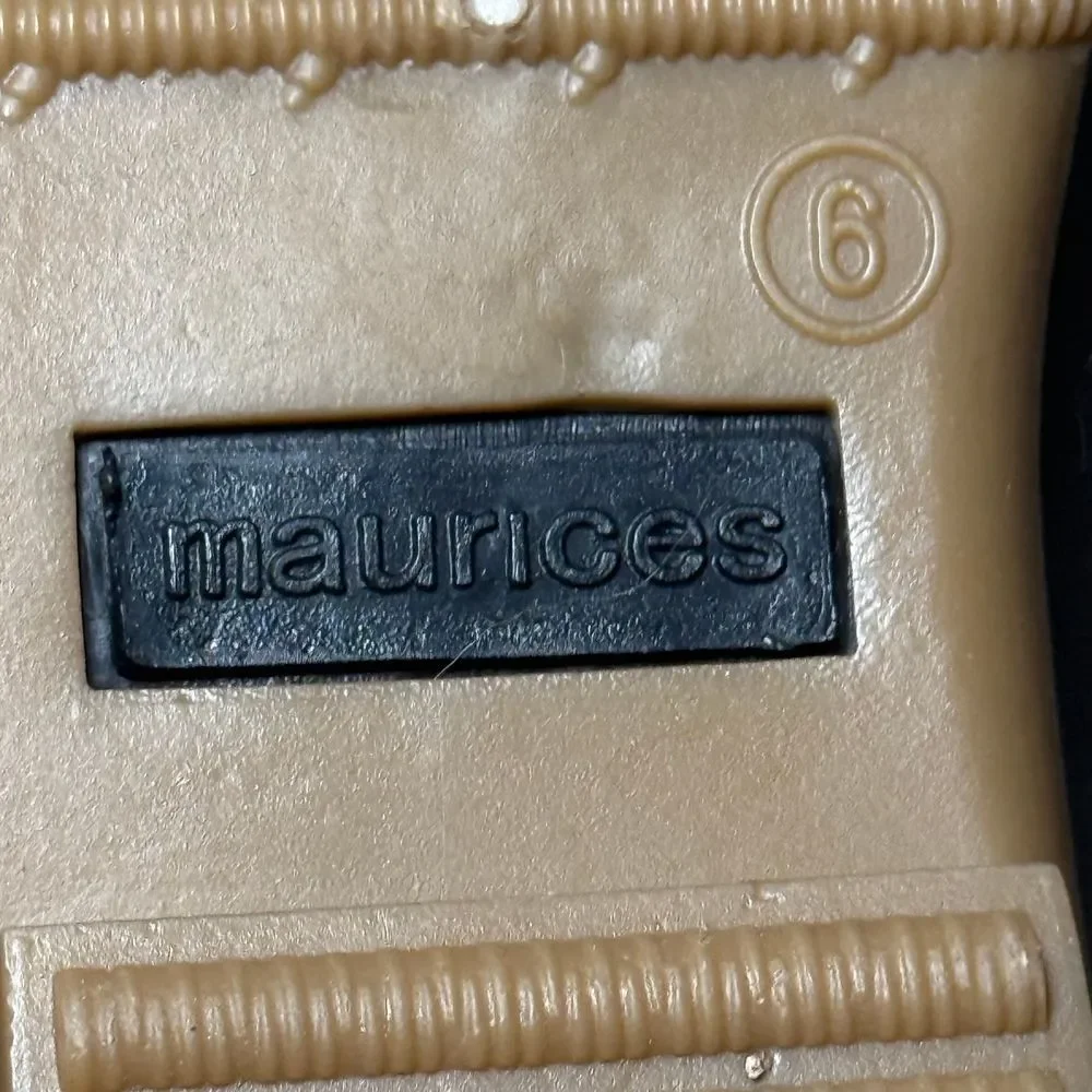 Boots Maurice's fur lined winter rainboots NWOT‎ SIZE 6